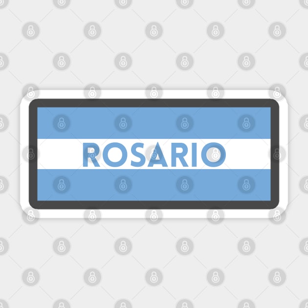 Rosario City in Argentina Flag Colors Sticker by aybe7elf